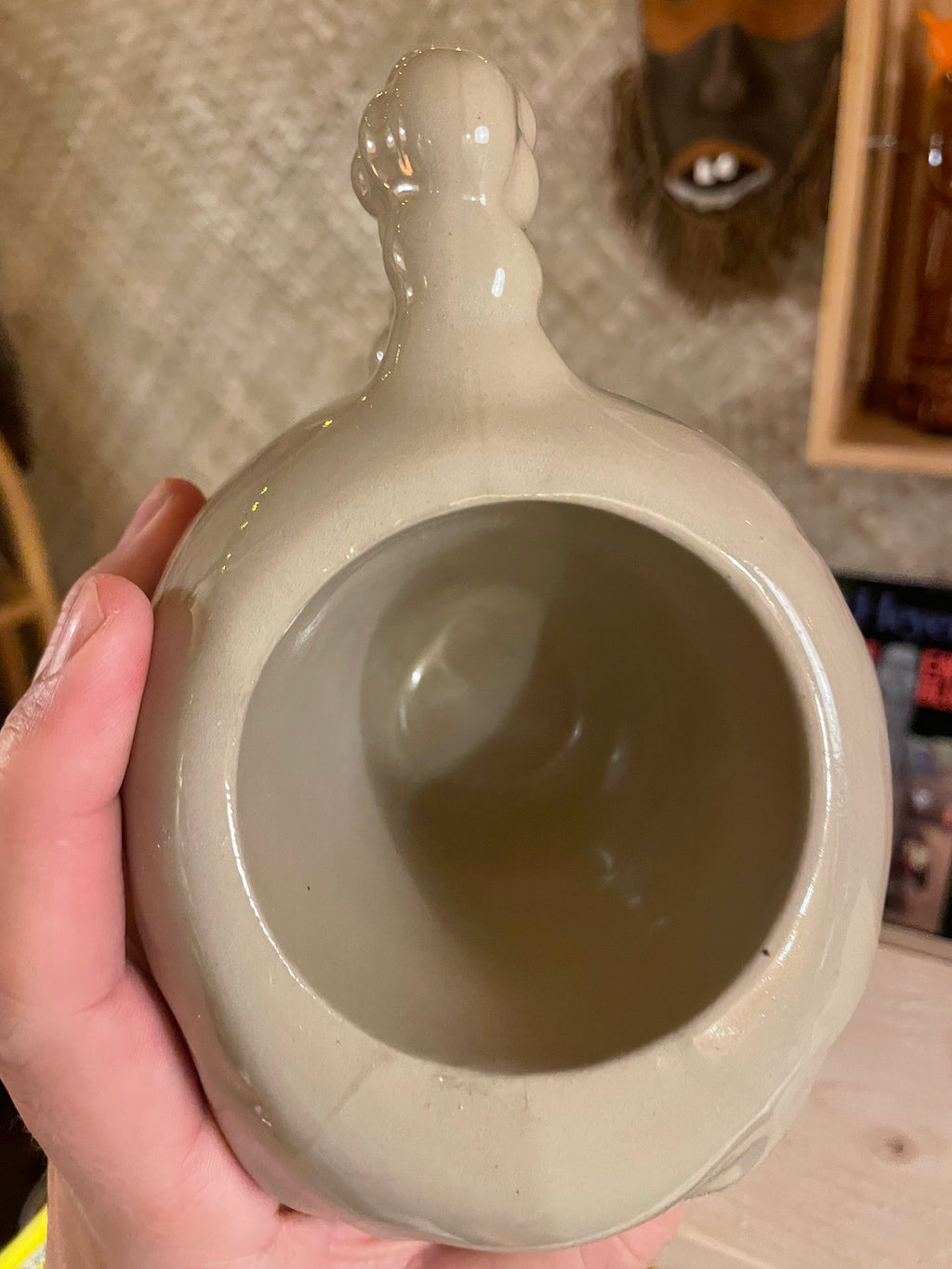 Vintage skull mug