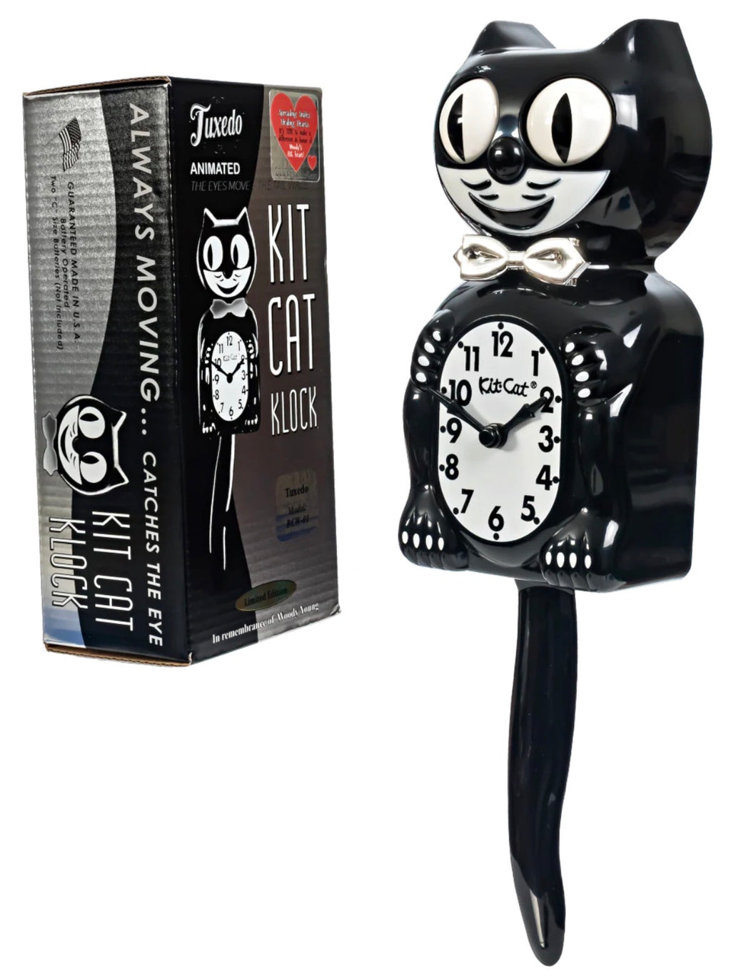 Kit Cat Klock - Tuxedo Limited Edition